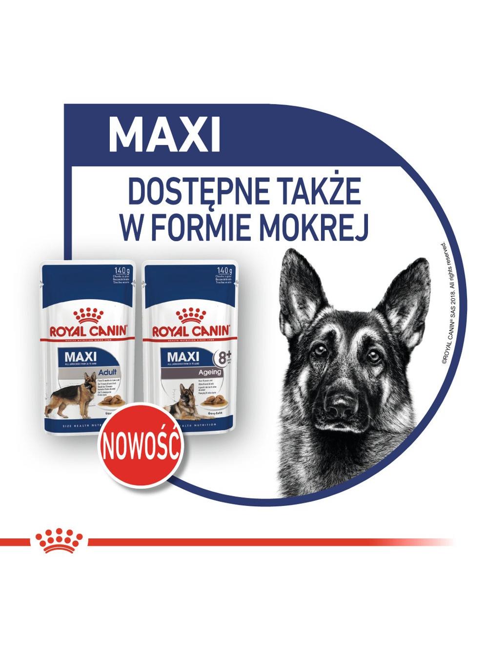 ROYAL CANIN Maxi Adult 10x140g karma mokra w sosie dla psów dorosłych ras dużych