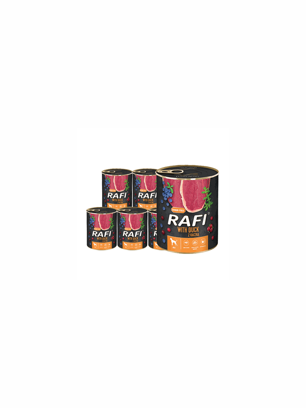 DOLINA NOTECI Rafi z kaczką 6x800g