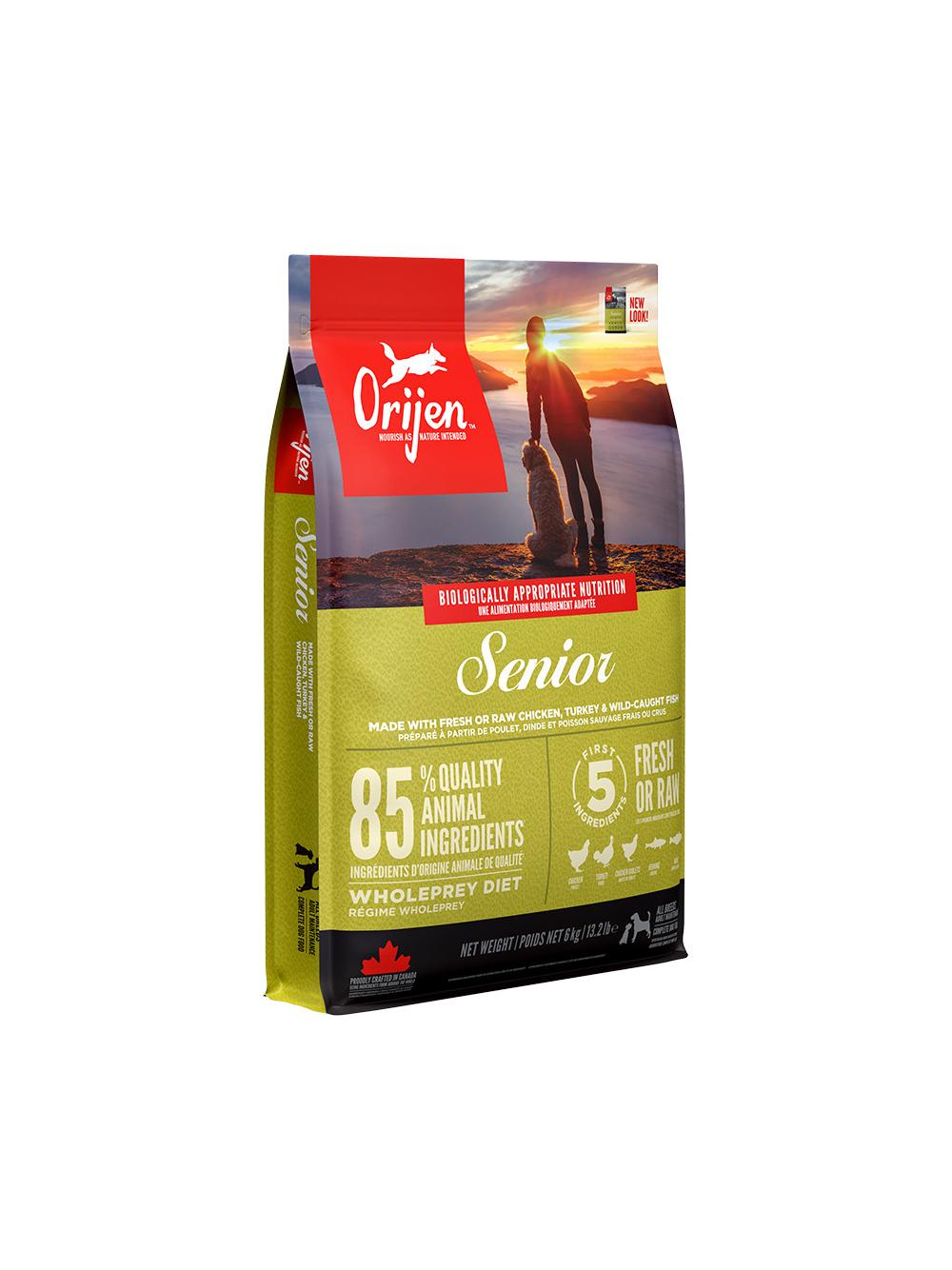 ORIJEN Dog Senior 6kg + niespodzianka dla psa GRATIS!