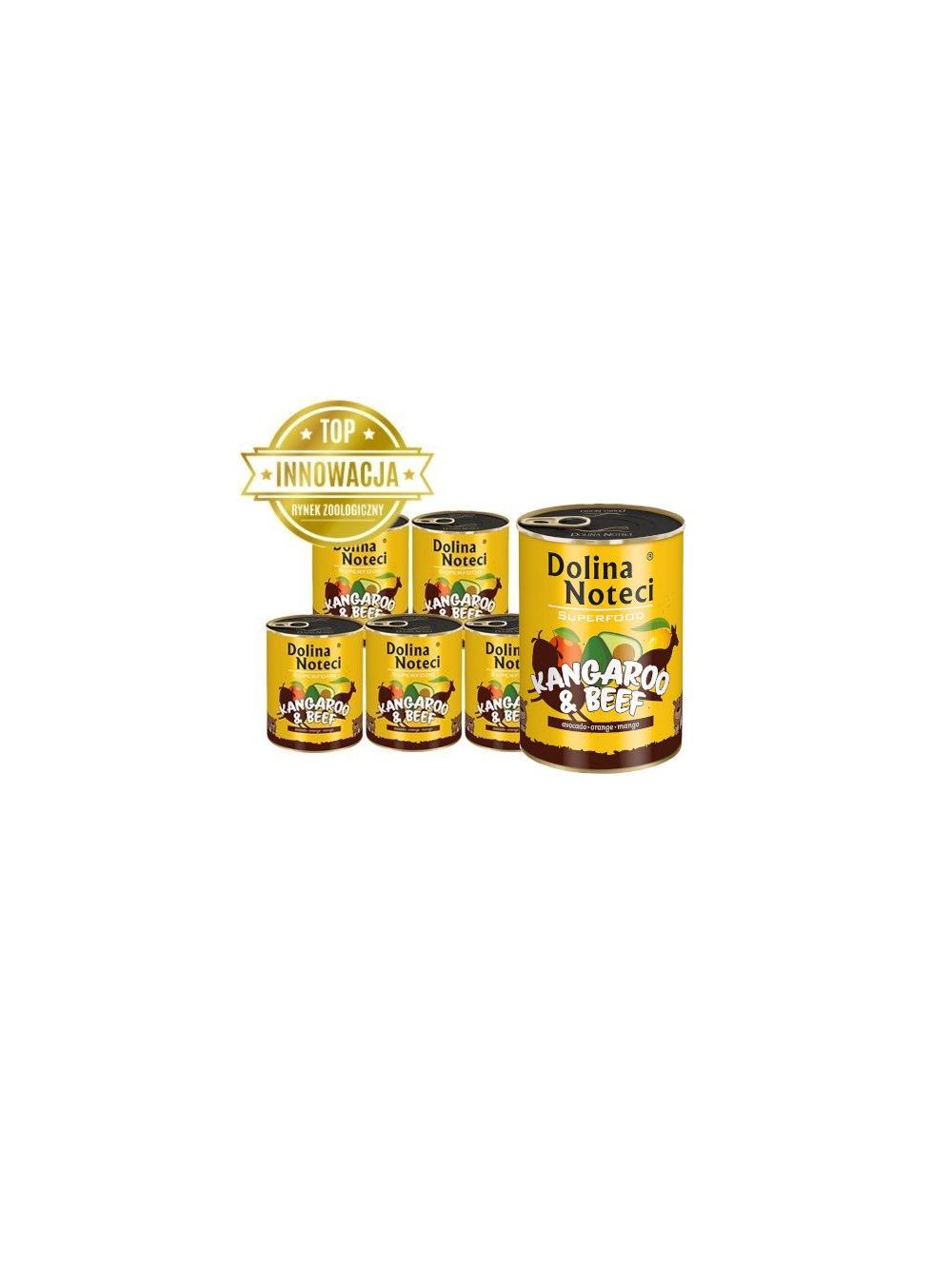 DOLINA NOTECI PREMIUM SUPERFOOD kangur i wołowina 6x400g