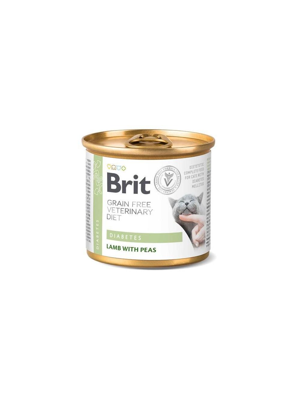 Brit Grain Free Veterinary Diet Cat Diabetes 200g