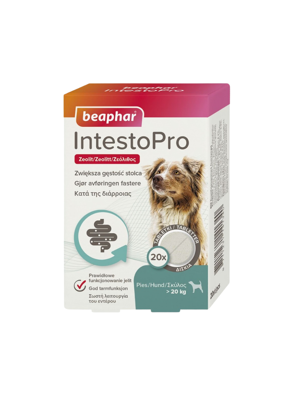 Beaphar INTESTOPRO 20TBL - tabletki dla psa