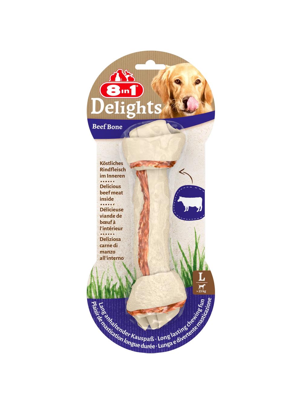 8in1 przysmak Delights Beef Bone L