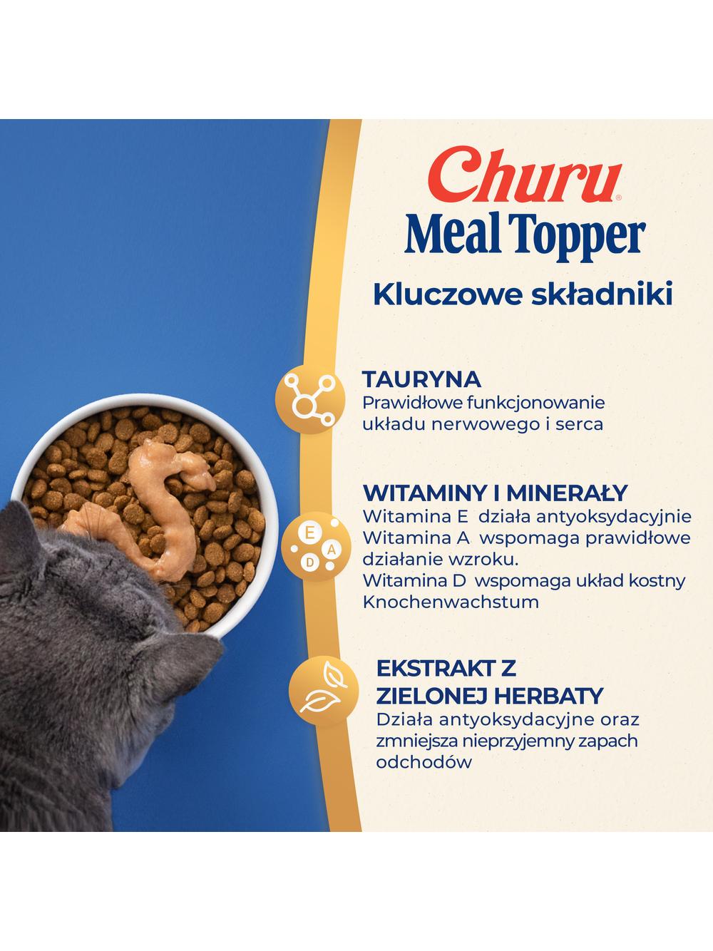 INABA  Cat Meal Topper Tuna With Scallop Recipe 4x14 (56g)