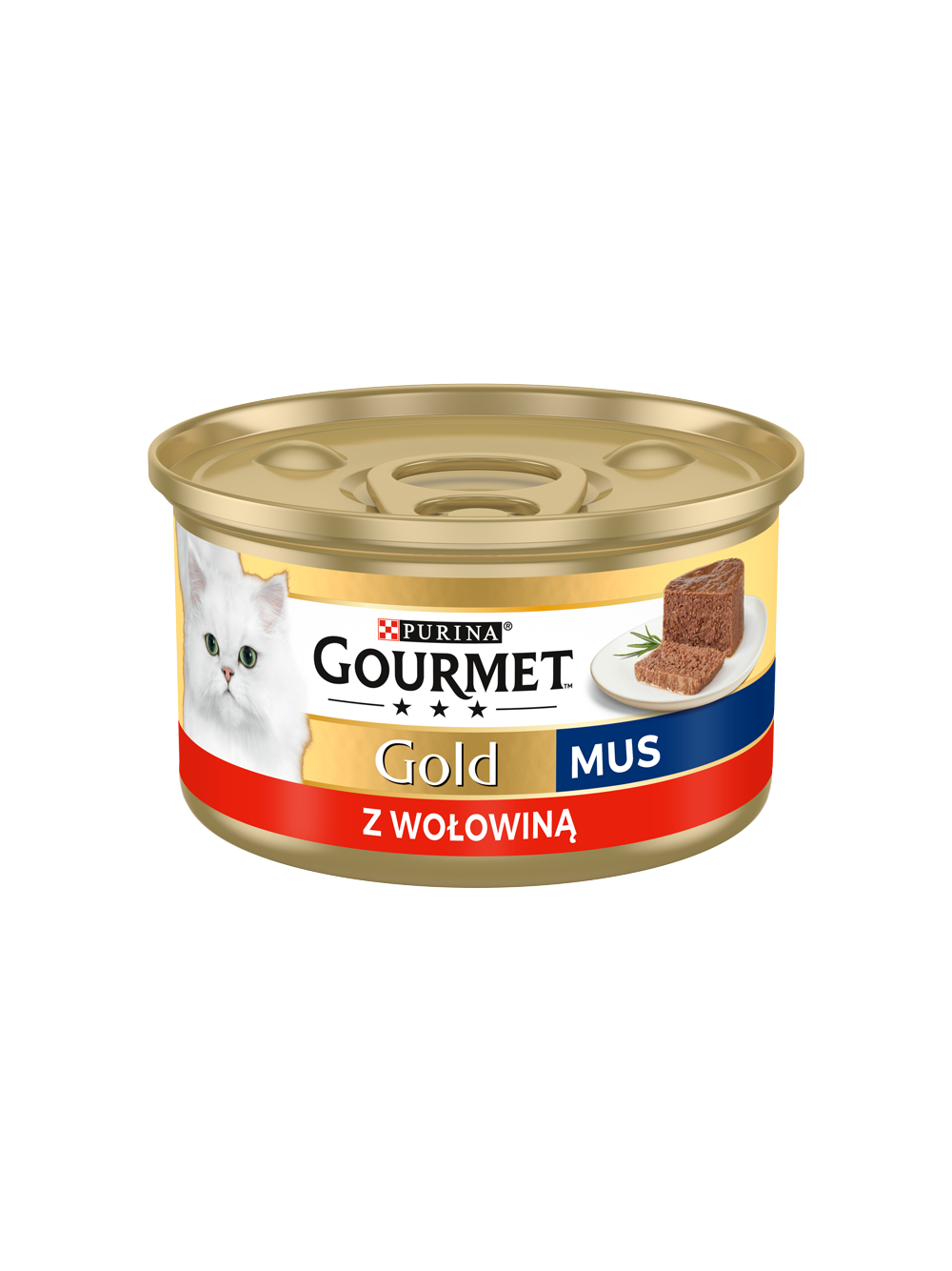 Purina Gourmet Gold mus z wołowiną 85g