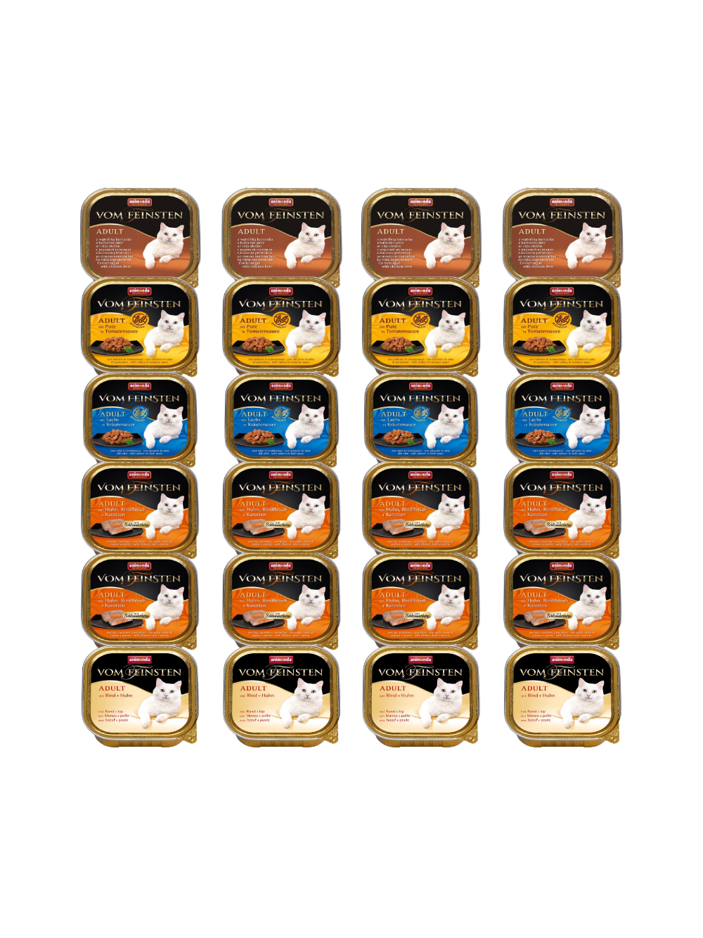 ANIMONDA Cat Vom Feinsten adult Adult Mix Smaków 24x100g