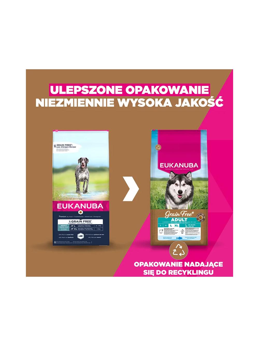 EUKANUBA Adult Large Grain Free 12kg