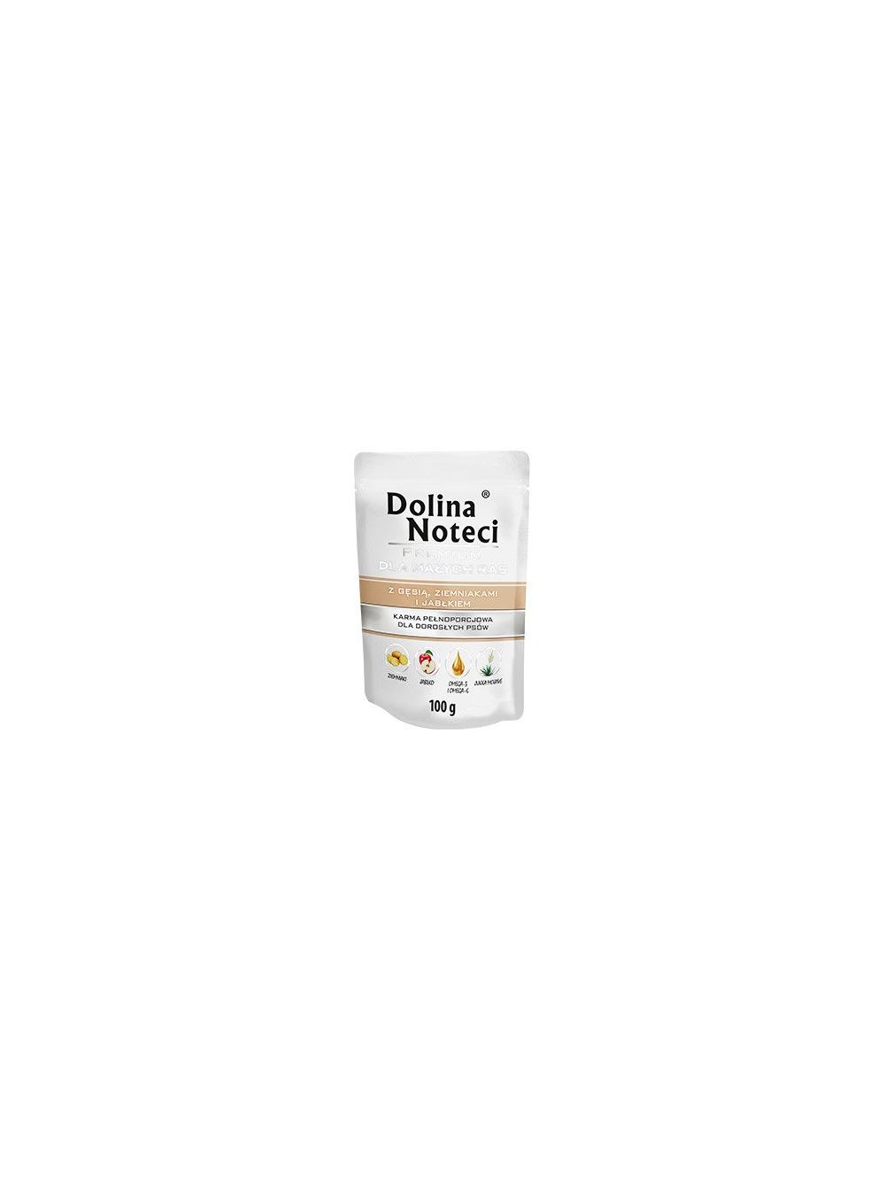 Dolina Noteci PREMIUM dla psów małych ras  z gęsią ziemniakami i jabłkiem 100 g