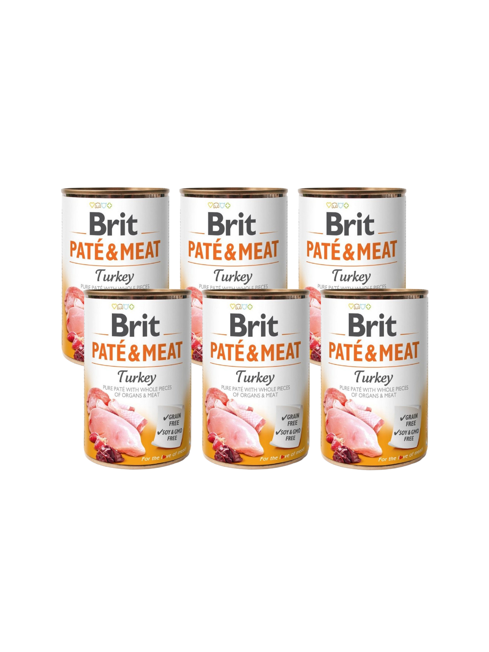 BRIT PATE & MEAT TURKEY 6x400g