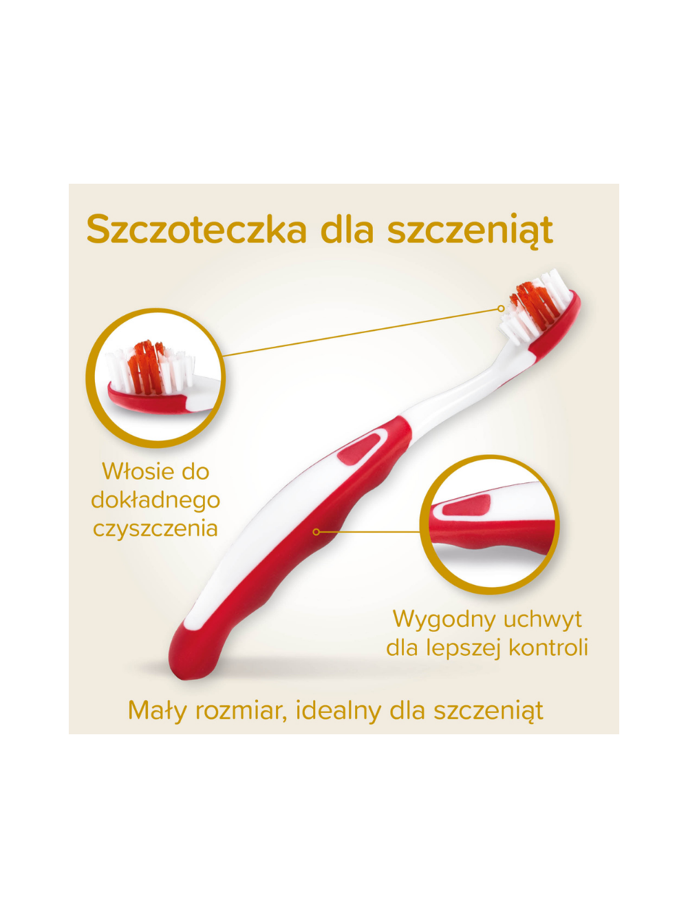 Beaphar PUPPY DENTAL KIT - zestaw: pasta do zębów 50g + szczoteczka dla szczeniąt + szczoteczka naparstkowa