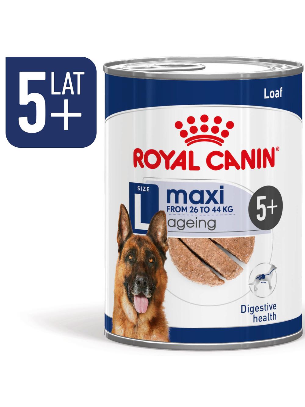 ROYAL CANIN®  Maxi Ageing 5+ 410g karma mokra , pasztet dla psów starszych od 5. roku życia, ras dużych