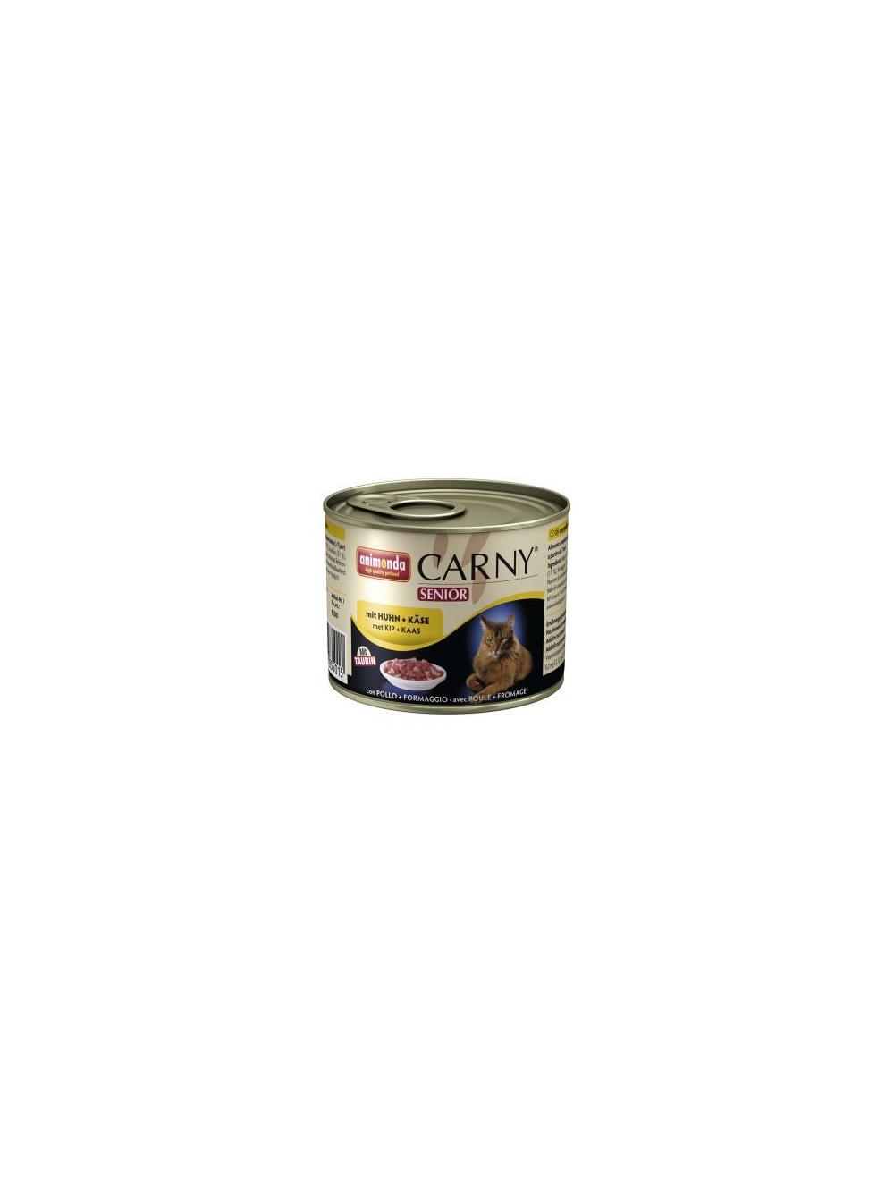ANIMONDA Cat Carny Senior smak: kurczak z serem 24x200g