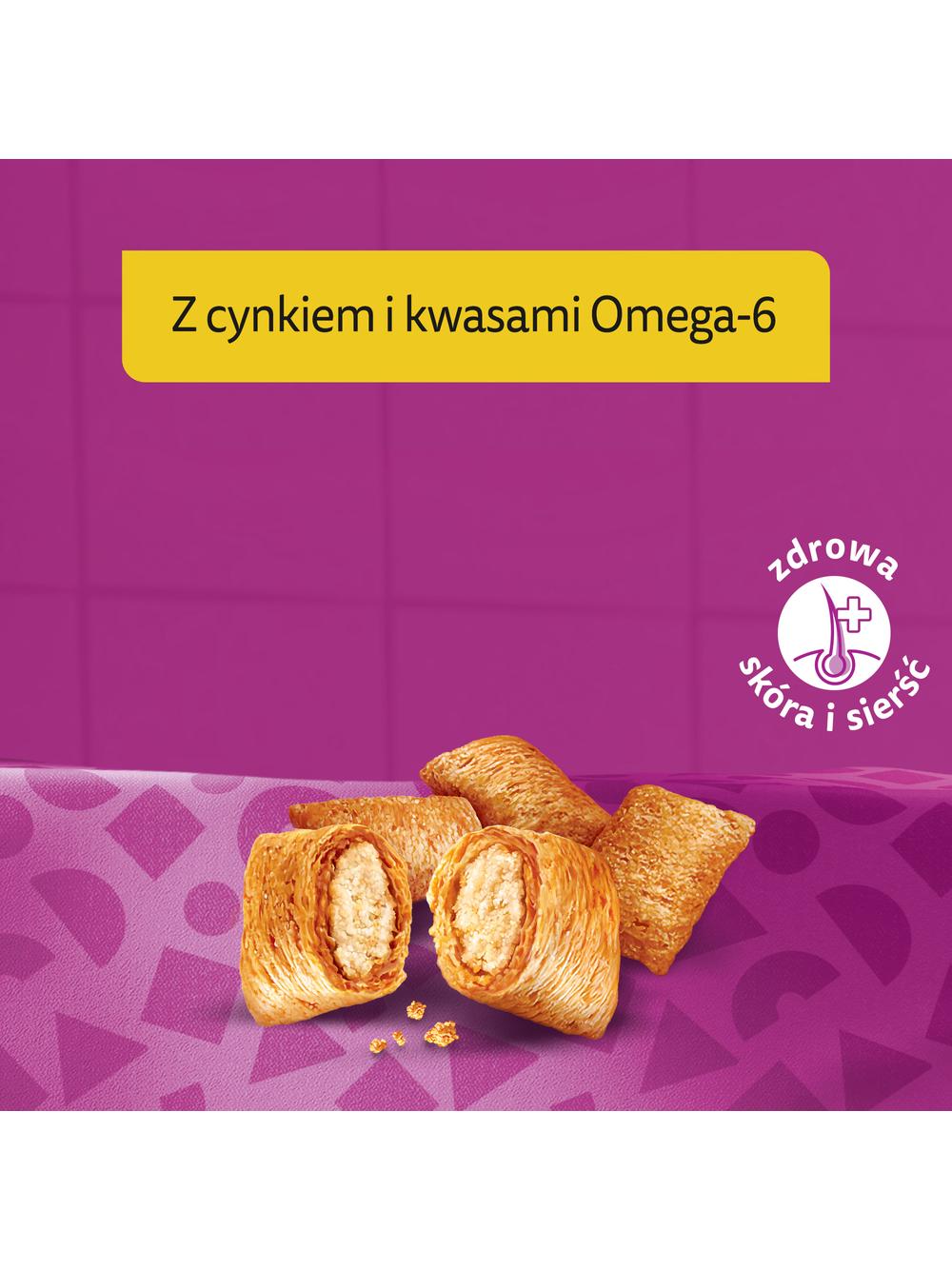 WHISKAS Zdrowy Blask 8x45g - przysmak dla kota, z kurczakiem