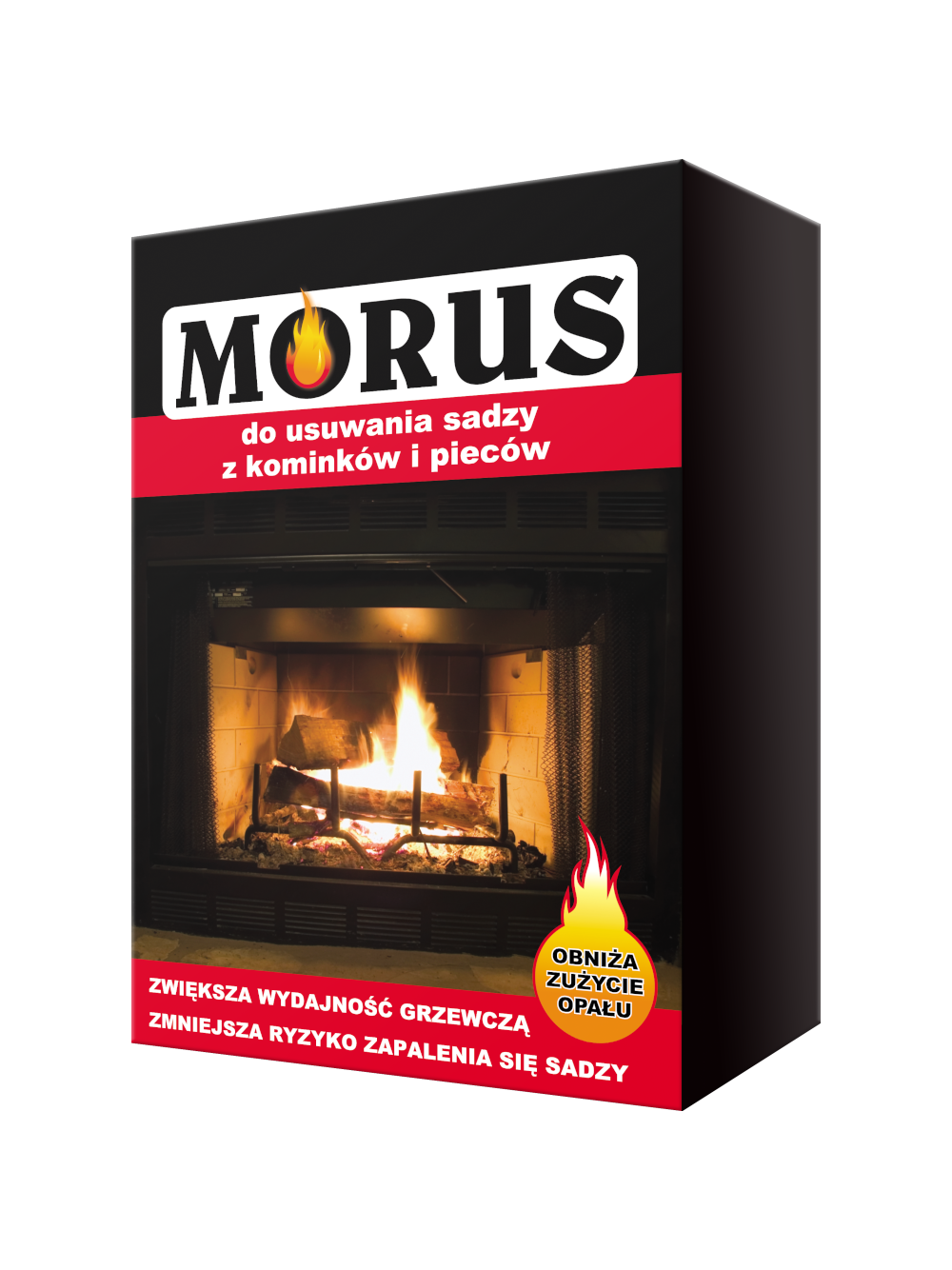 Bros - Morus - proszek do usuwania sadzy z  kominków i pieców 900G