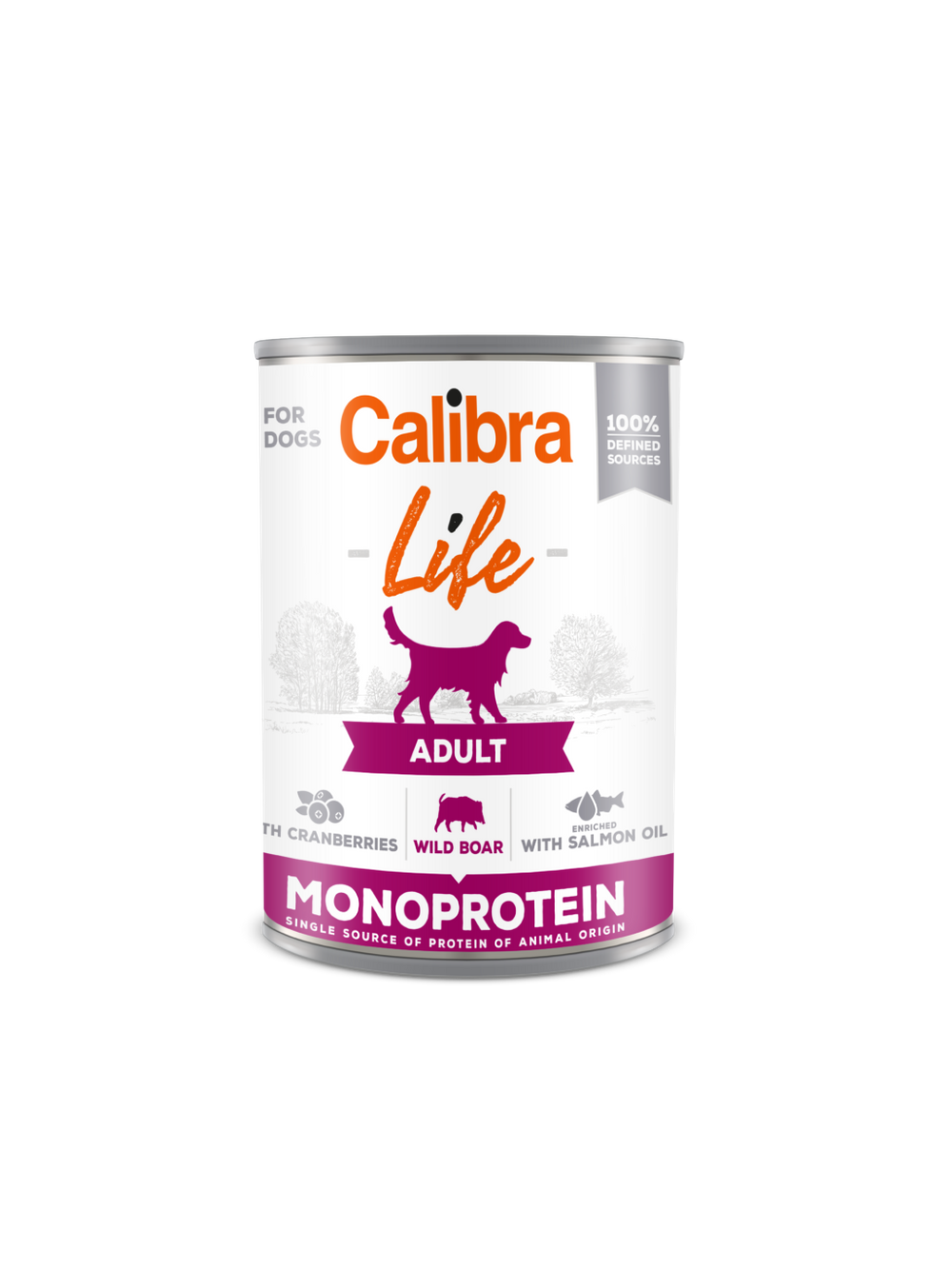 CALIBRA Dog Life Adult Wild boar with cranberries 400g