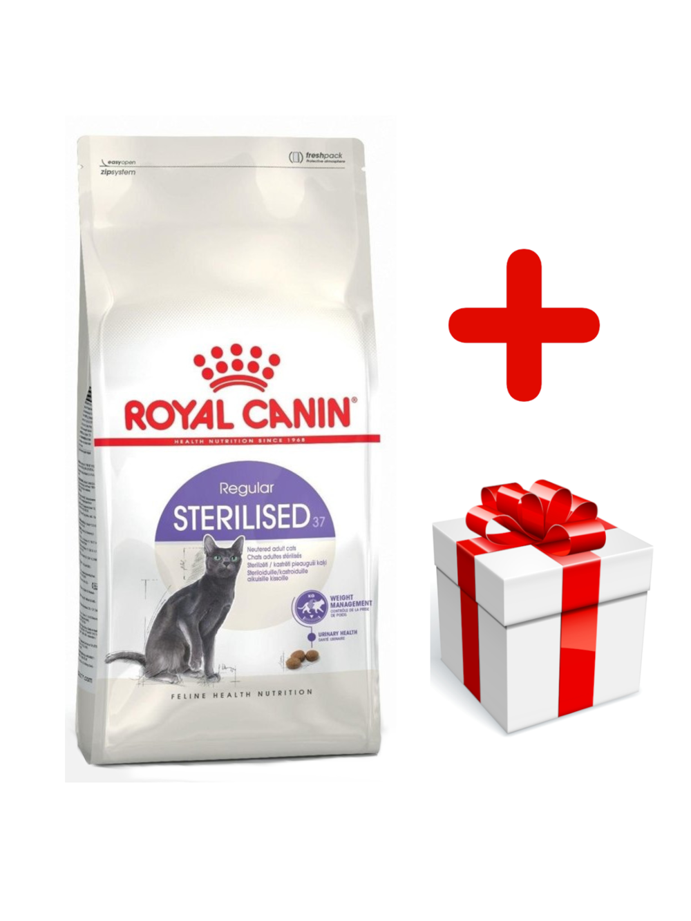 ROYAL CANIN  Sterilised 10kg karma sucha dla kotów dorosłych, sterylizowanych + niespodzianka dla kota GRATIS!
