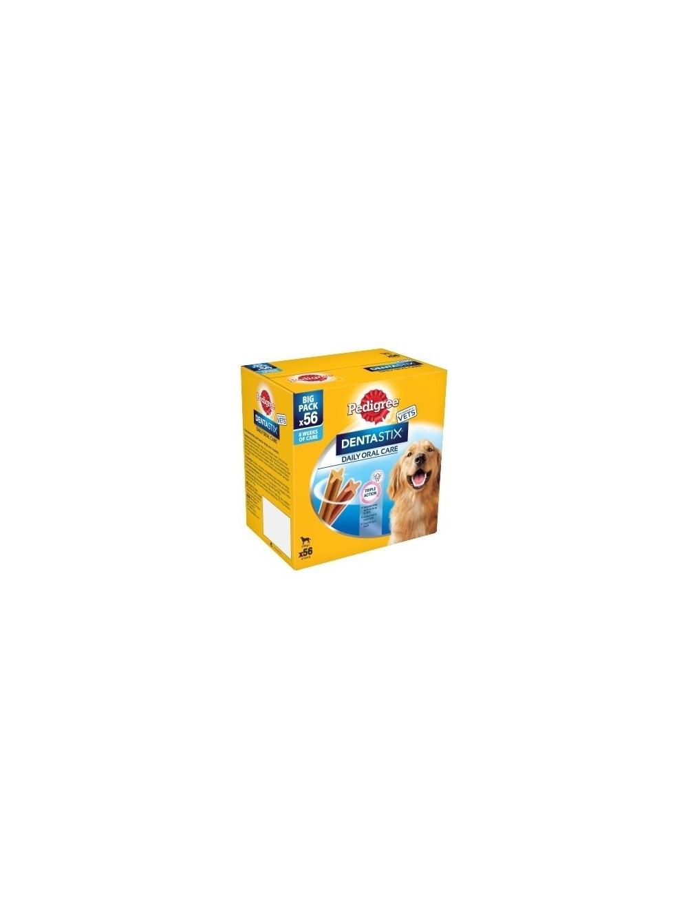 PEDIGREE DentaStix (duże rasy) przysmak dentystyczny dla psów 56 szt. - 8x270g