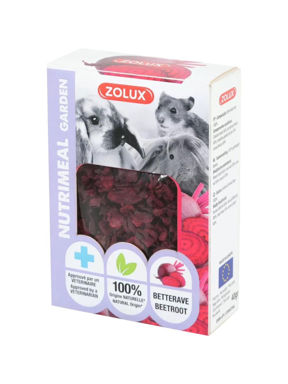 ZOLUX Przysmak NUTRIMEAL3 GARDEN z buraczkiem 40 g