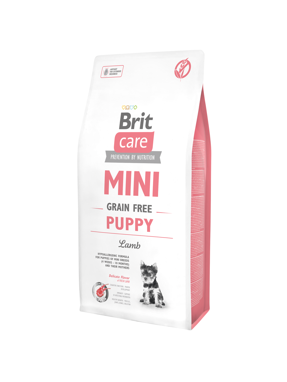 BRIT CARE Mini Grain-Free Puppy Lamb 7kg + niespodzianka dla psa GRATIS!