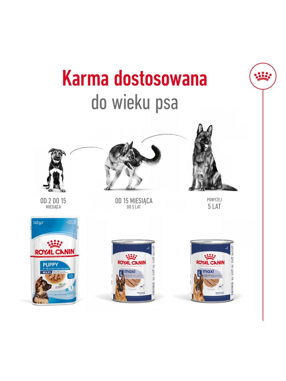 ROYAL CANIN® Maxi Adult 410g karma mokra , pasztet dla psów dorosłych , ras dużych