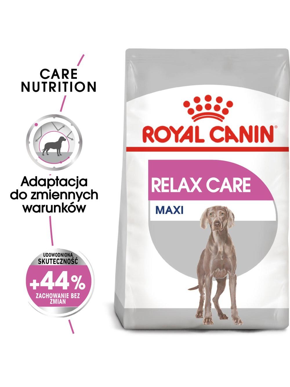 ROYAL CANIN CCN Maxi Relax Care 9kg + niespodzianka dla psa GRATIS!