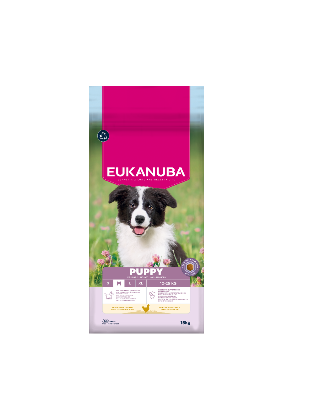 Eukanuba puppy&junior medium breed 15kg + niespodzianka dla psa GRATIS!