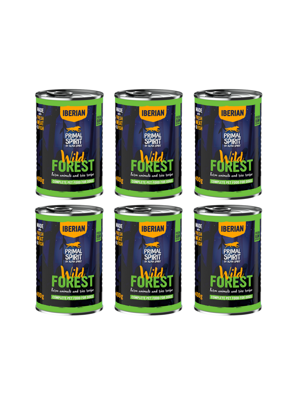 PRIMAL SPIRIT Iberian Wild Forest 6x400g puszka