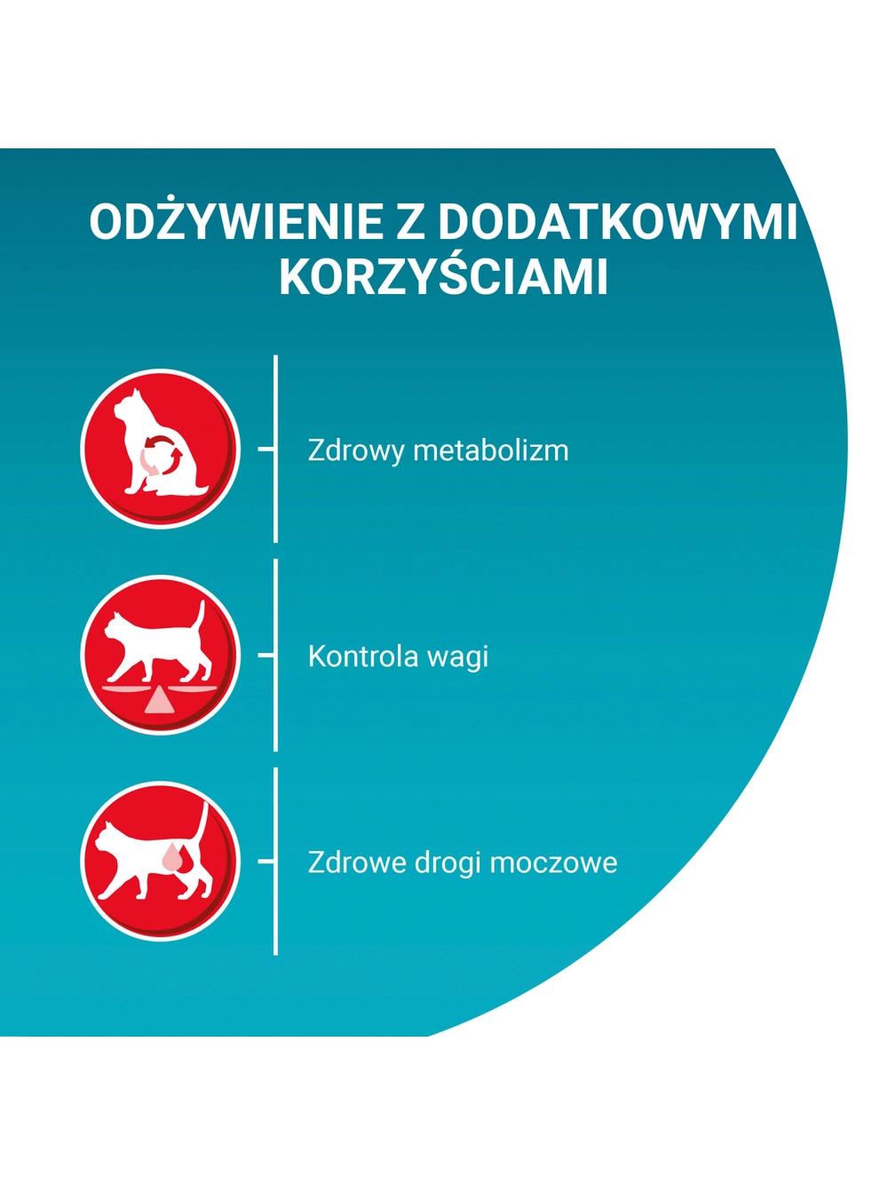 Purina One Cat Sterilcat Karma z wołowiną dla kota 2,8kg