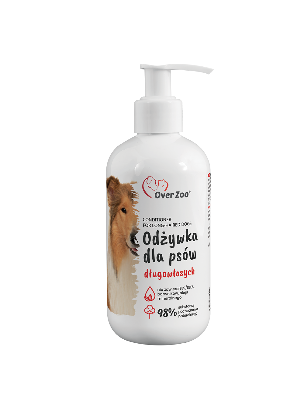 OVER ZOO odzywka dla psów długowłosych 240ml