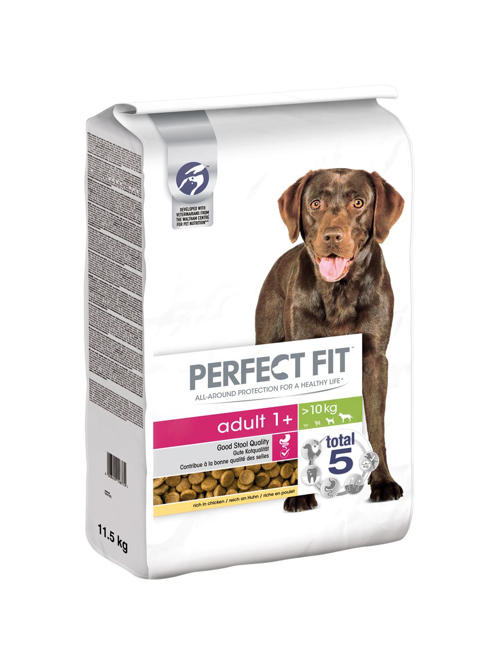 Perfect Fit™ - sucha karma pełnoporcjowa dla dorosłych psów średnich i dużych ras, bogata w kurczaka 11,5kg