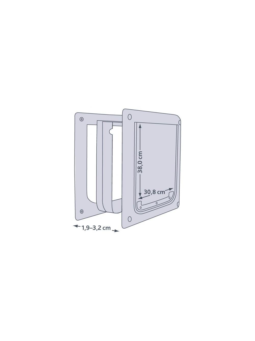 TRIXIE Drzwi wahadlowe dla psa M-XL