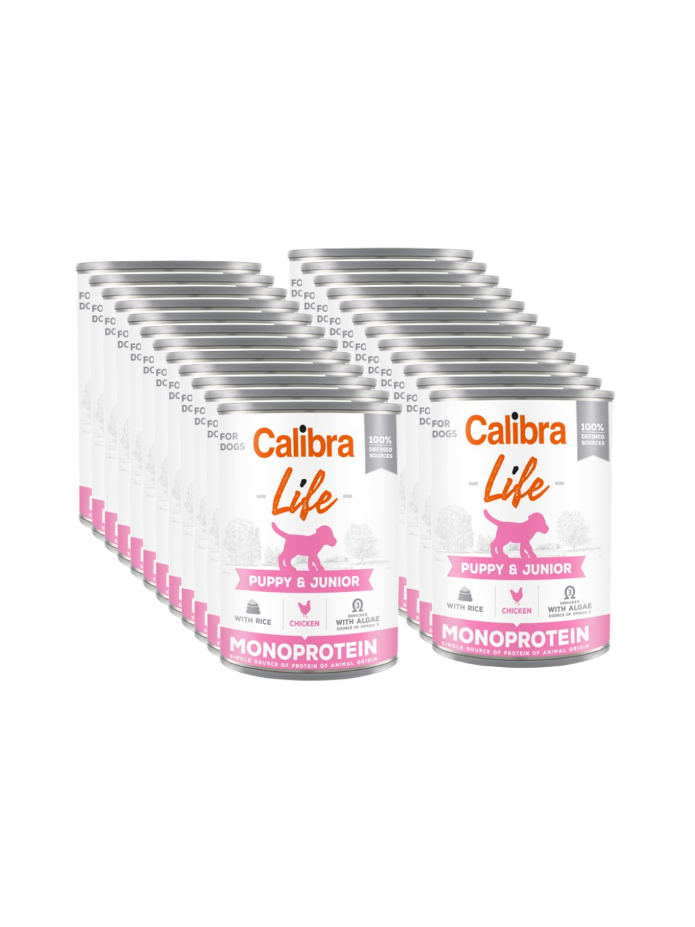 CALIBRA Dog Life Puppy & Junior Chicken 24x400g