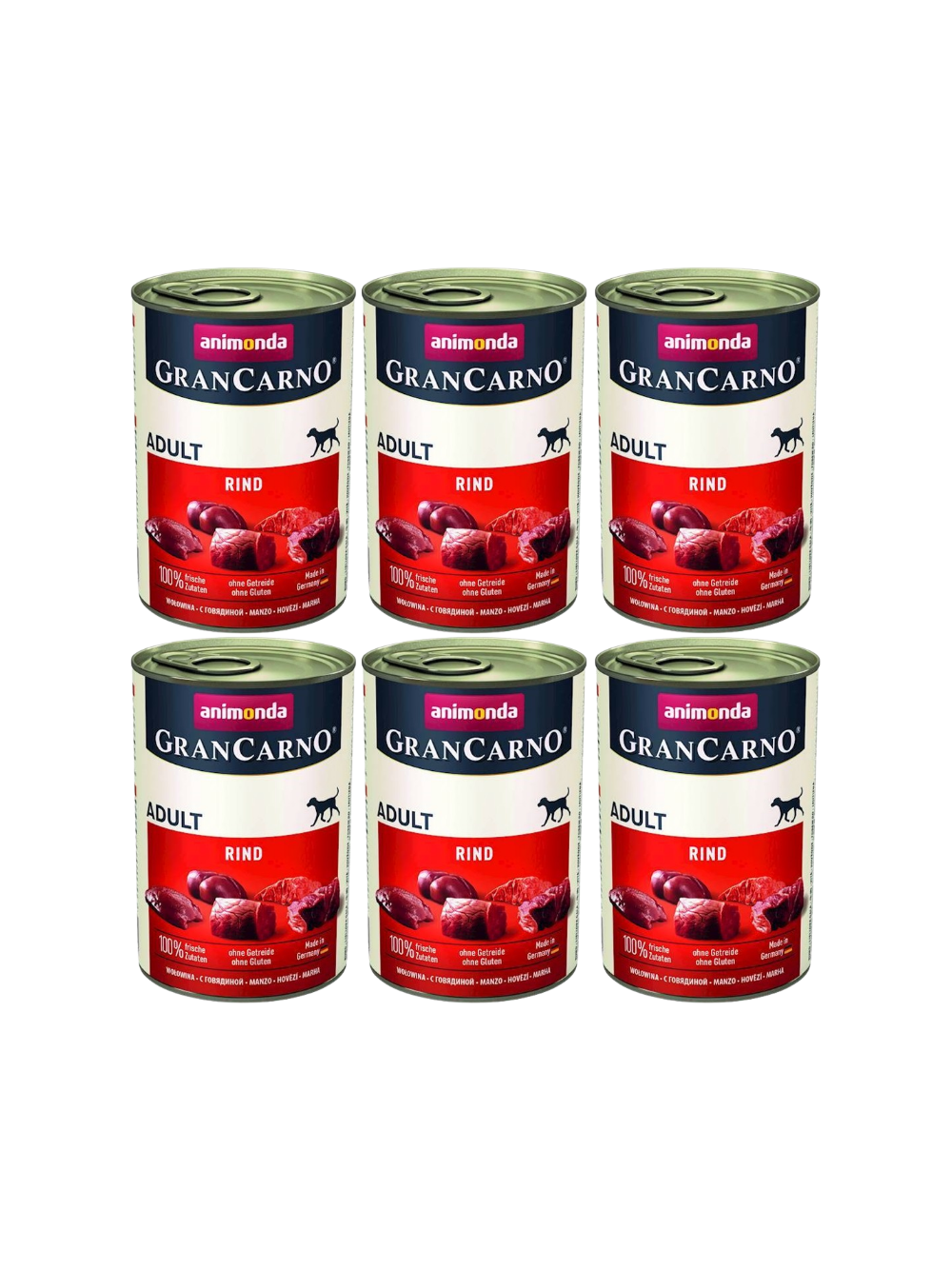 ANIMONDA GranCarno Adult Dog smak: Wołowina 6x400g