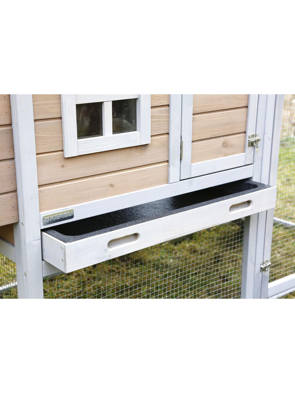 KERBL Domek dla kur z wybiegiem, 181x65x118cm