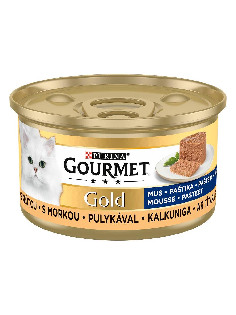 Purina Gourmet Gold mus z indykiem 12x85g
