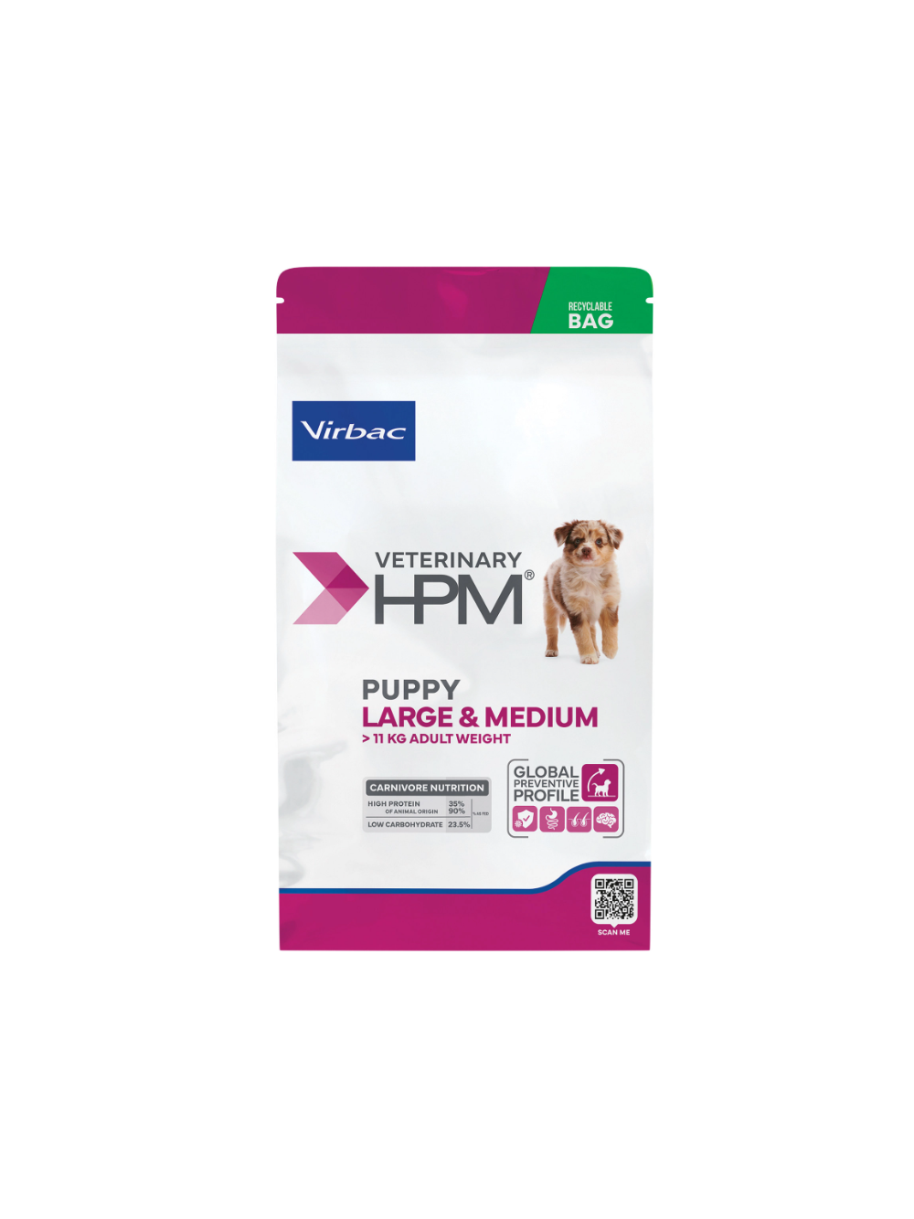 VIRBAC Puppy Large & Medium Dog 12kg karma sucha dla szczeniąt ras dużych oraz suk karmiących
