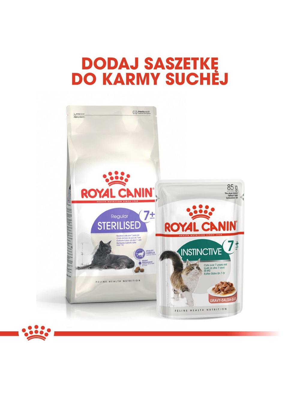 ROYAL CANIN  Sterilised +7 1,5kg karma sucha dla kotów dorosłych, od 7 do 12 roku życia życia, sterylizowanych