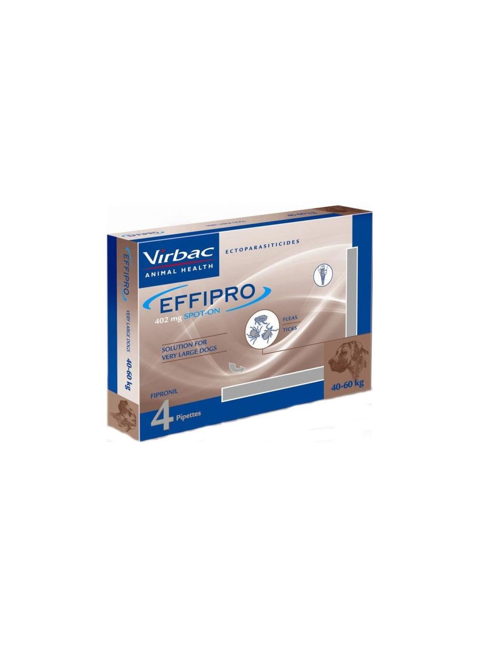 EFFIPRO  Spot-On pies XL 40-60 kg (pipeta 4 x 4,02ml)
