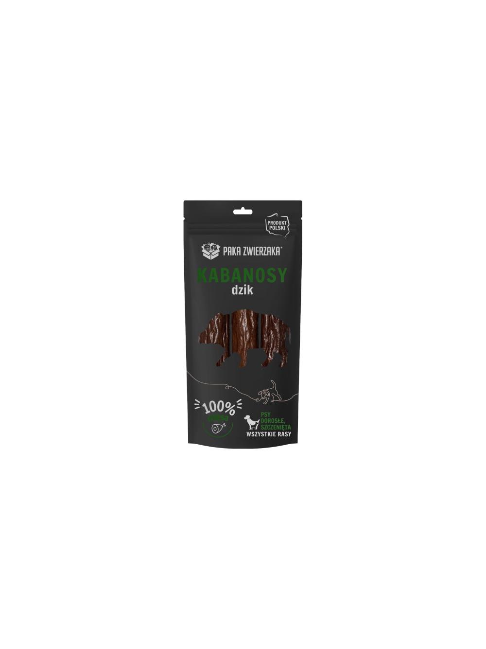 PAKA ZWIERZAKA- Kabanosy z dzika 3 szt (80g)