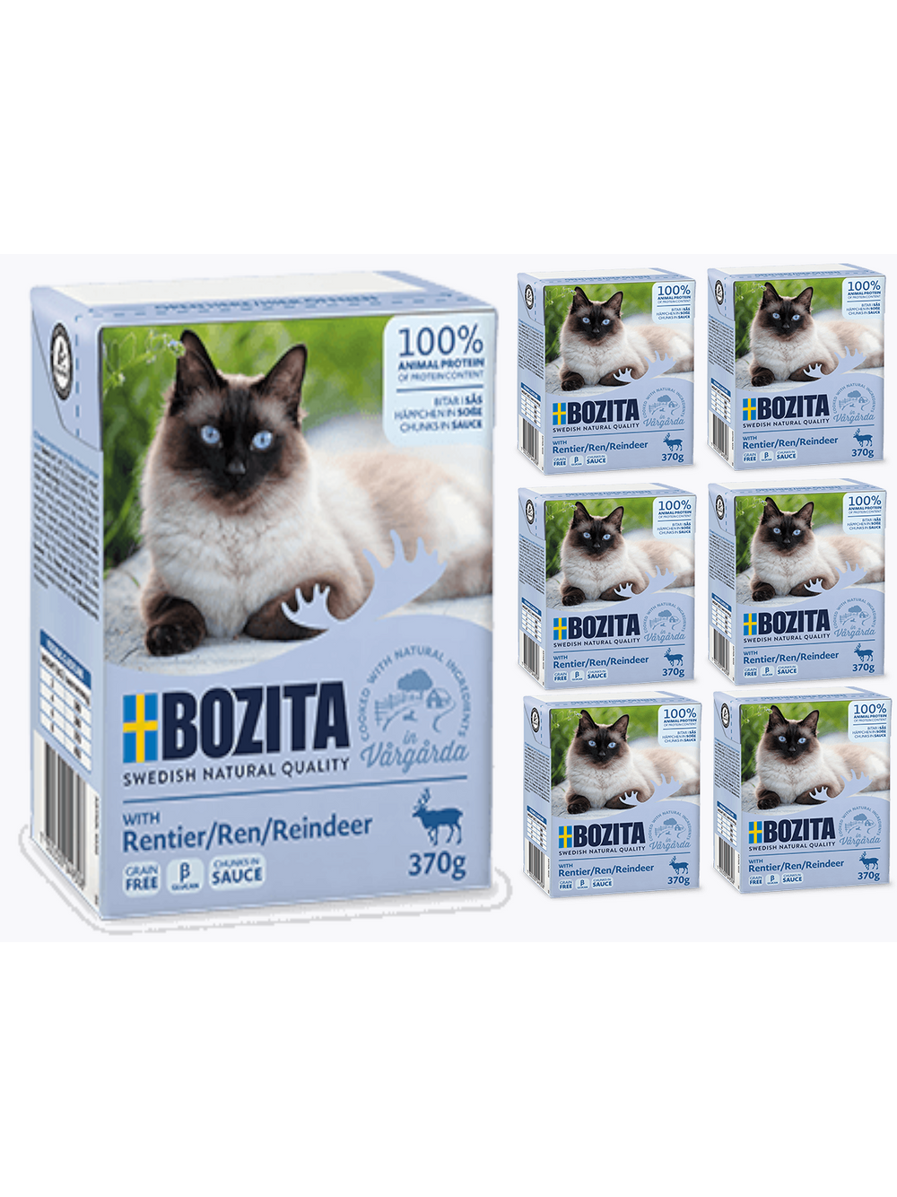 BOZITA Cat Renifer W Sosie 6 x 370g