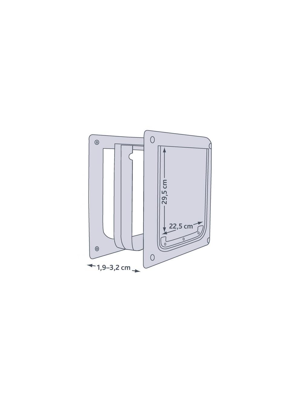 TRIXIE Drzwi wahadlowe dla psa S-M