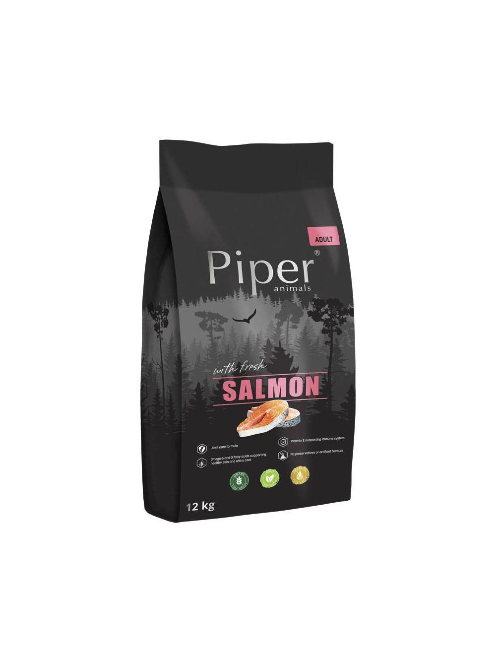 DOLINA NOTECI Piper Animals z łososiem 12kg
