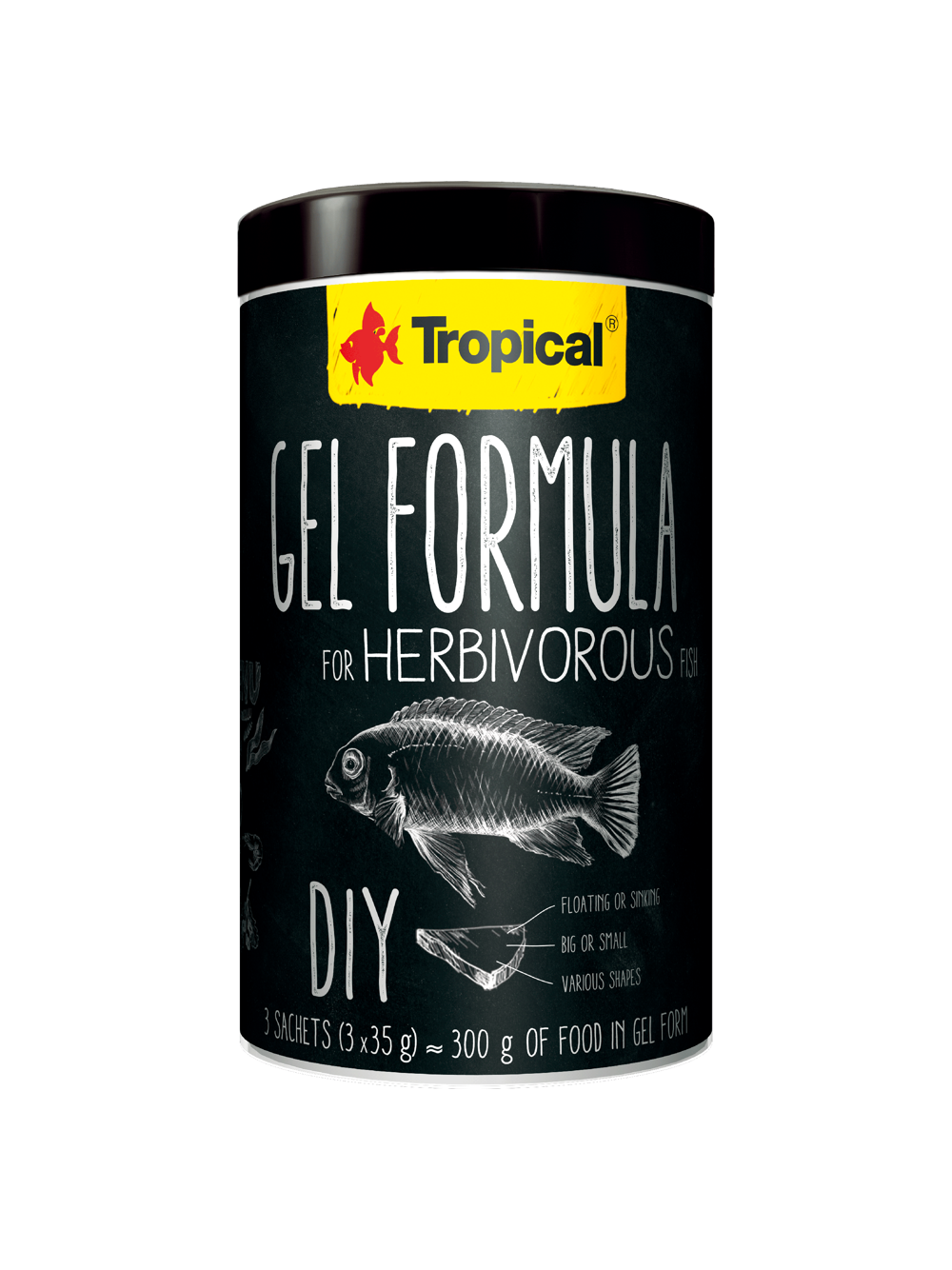 TROPICAL Gel Formula DIY pokarm dla ryb roślinożernych 1000ml