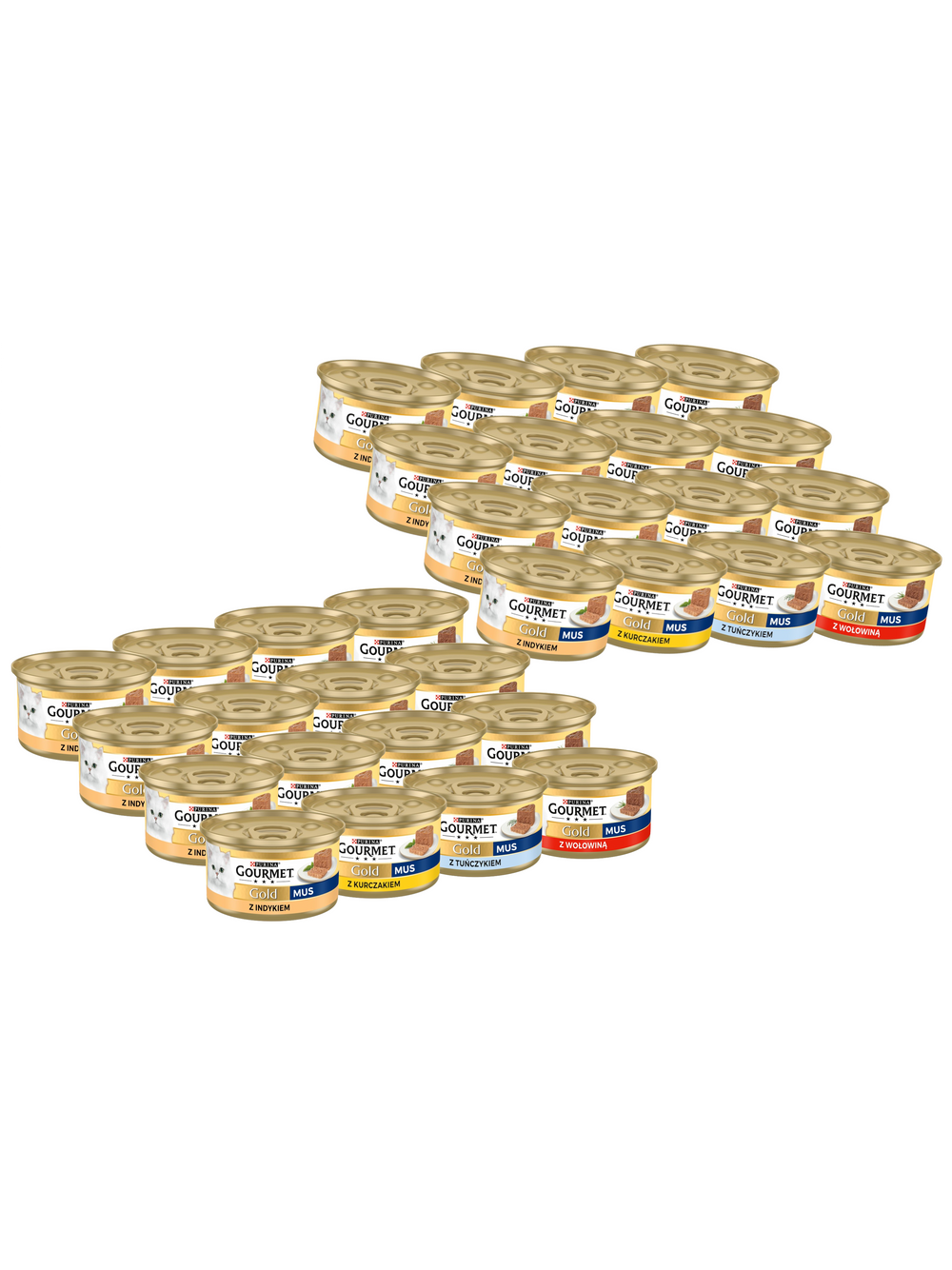Purina Gourmet Gold mus Mix Smaków 48x85g