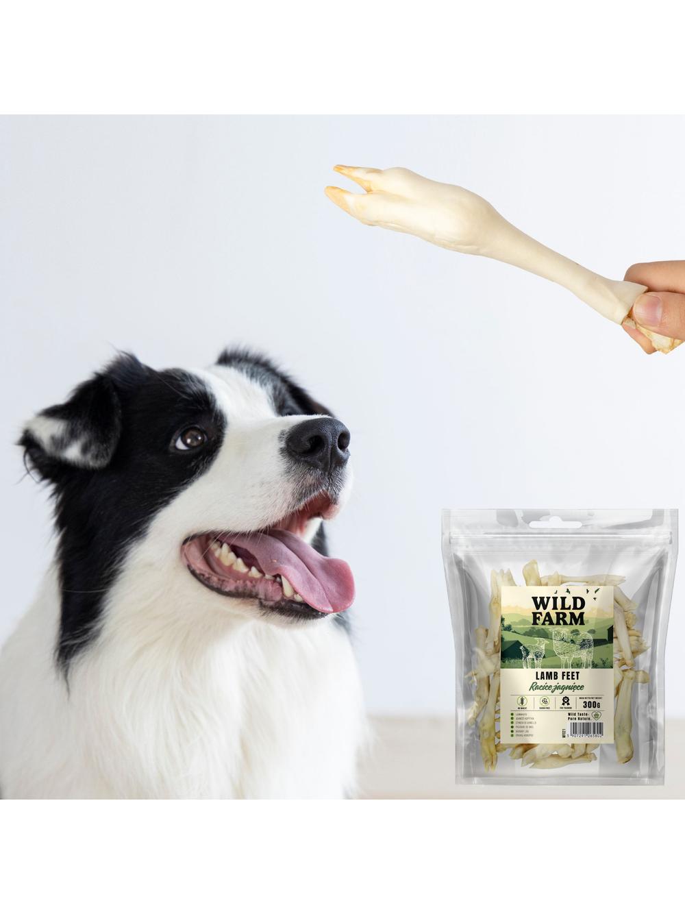 WILD FARM racice jagnięce 300g przysmak dla psa