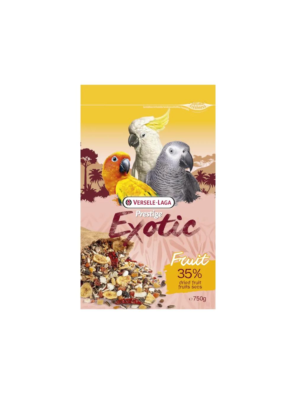 VERSELE-LAGA Exotic Fruit pokarm z owocami dla dużych papug 750g