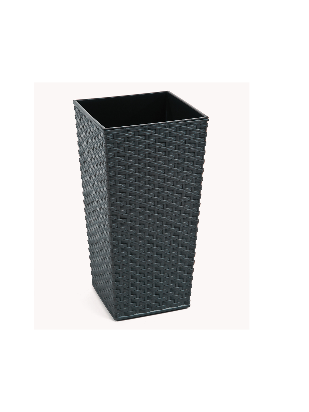 Donica FINEZJA 250x250 rattan - grafit metalik