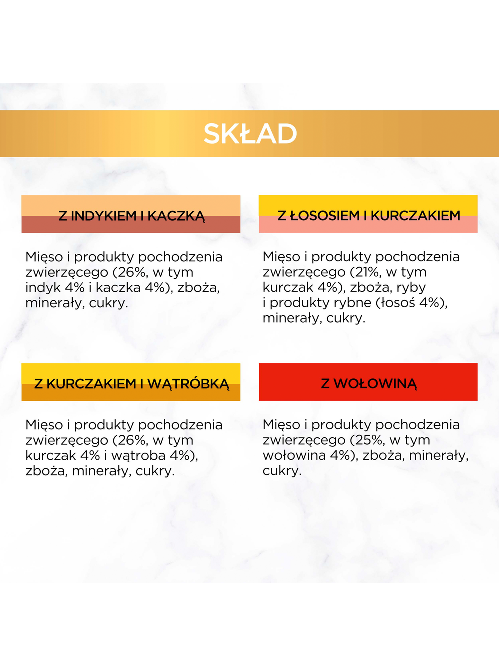 Purina Gourmet Gold Kawałki w sosie mix 96x85g
