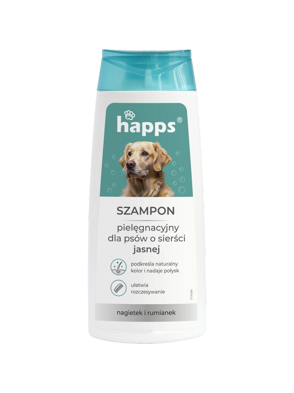 HAPPS - szampon pielęgnacyjny dla psów o sierści jasnej 200ml