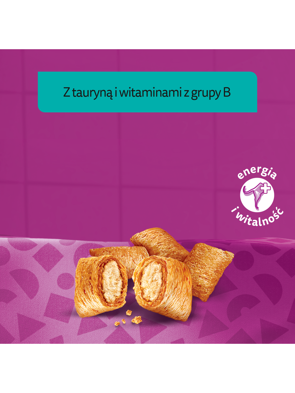 WHISKAS Energia i Witalność 8x45g - przysmak dla kota, z kurczakiem